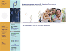 Tablet Screenshot of internistenzentrum.de